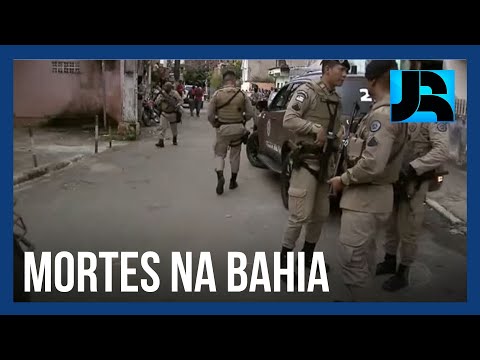 Confrontos entre policiais e traficantes provocam 19 mortes nos últimos três dias na Bahia