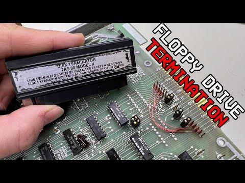 This is how floppy drive termination works