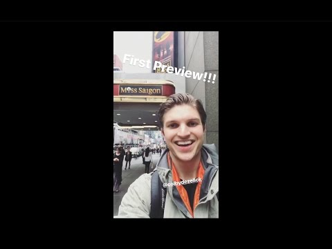 Miss Saigon First Preview (Instagram Story)