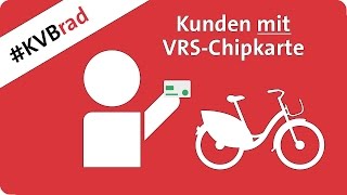 KVB-Rad für Kunden mit VRS-Chipkarte: So funktioniert’s