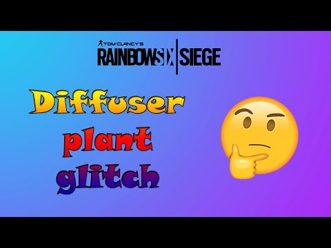 Rainbow Six Siege | Diffuser Plant Glitch on Coastline !!