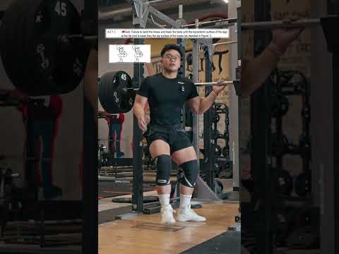 How to tell if you’re squatting deep enough #powerlifting #beginnerpowerlifter #squat #squattips