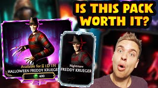 MK Mobile. Opening Halloween Freddy Krueger Pack. TOWER GEAR for Souls? Is It Worth It?