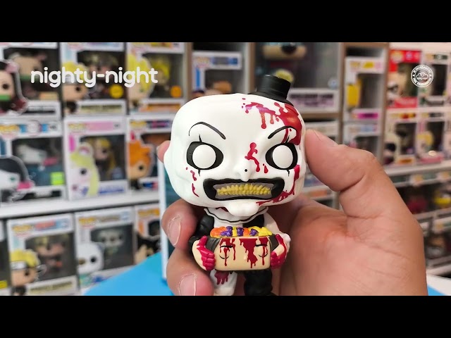 Vídeo relacionado con Funko Pop! Movies: Terrifier - Art The Clown with Bike - Figura de Vinilo Coleccionable - Idea de Regalo- Mercancia Oficial - Juguetes para Niños y Adultos - Movies Fans - Muñeco para Coleccionistas