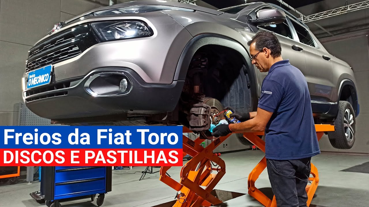 Como substituir discos e pastilhas de freio na Fiat Toro (Parte 1 de 2)