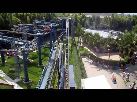 Front row point of view footage of Technic Coaster