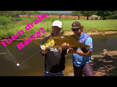 IFISH - Fishing a town drain for BARRA!?!