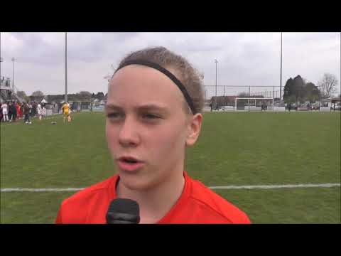Alixe Bosteels na Belgian Red Flames U15 - Engeland U15
