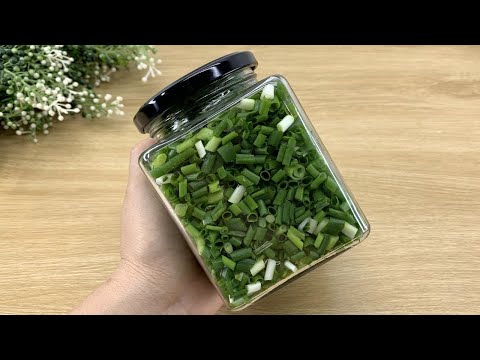 Simple Tips To Preserve Green Onions For 1 Year Without Spoiling
