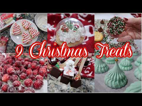 9 Christmas Treats! Easy & Impressive Holiday Recipes 🎄 Christmas Bake With Me Testing Holiday Treat