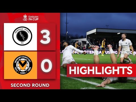 FC Boreham Wood Borehamwood 3-0 AFC Association Football Club Newport County 