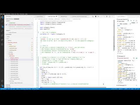 Lean summer lectures 9/18 -- Category theory