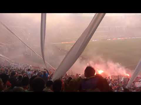 "Impresionante recibimiento River vs Lanus. Copa Libertadores" Barra: Los Borrachos del Tablón • Club: River Plate