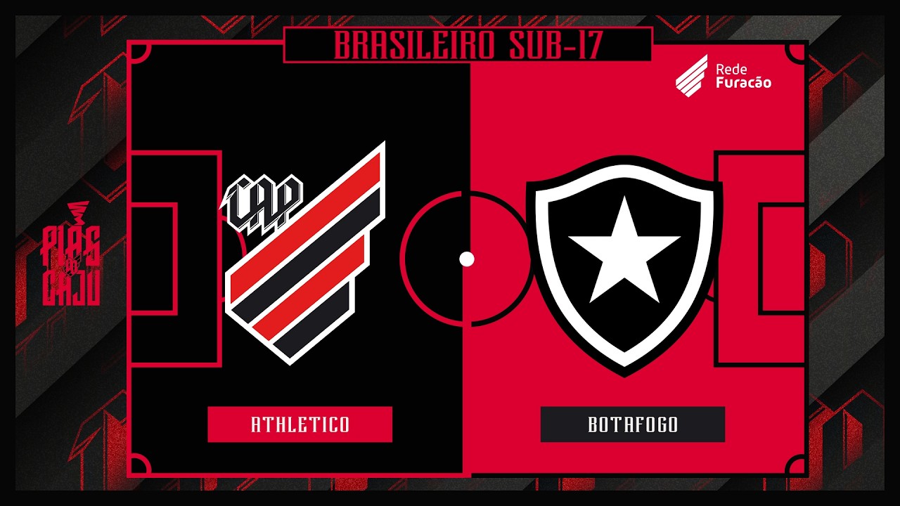 AO VIVO | Botafogo visita o Athletico-PR em jogo pelo Campeonato Brasileiro Sub-17