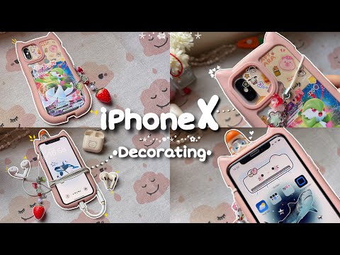 Decorating My iPhone X in 2025 ♡ Phone Case + Customize ★ aesthetic vlog ⋆★✩