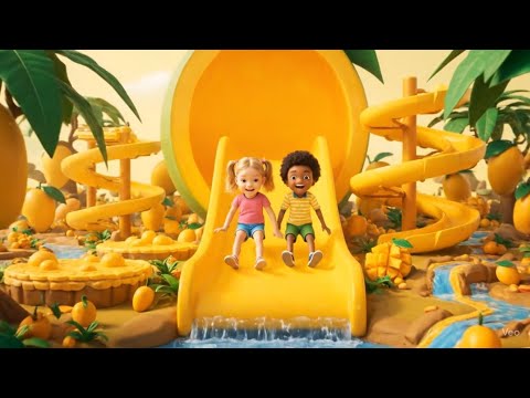 "🍋 Mango – The King of Fruits 👑 | Colorful Fruit Rhyme for Kids | Nursery Rhymes in English"