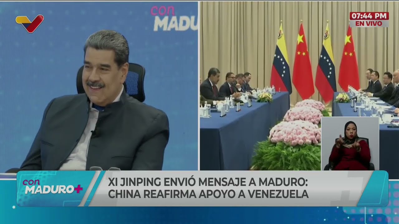 Presidente Maduro agradece apoyo de China, Rusia y Belarús ante amenazas de EEUU