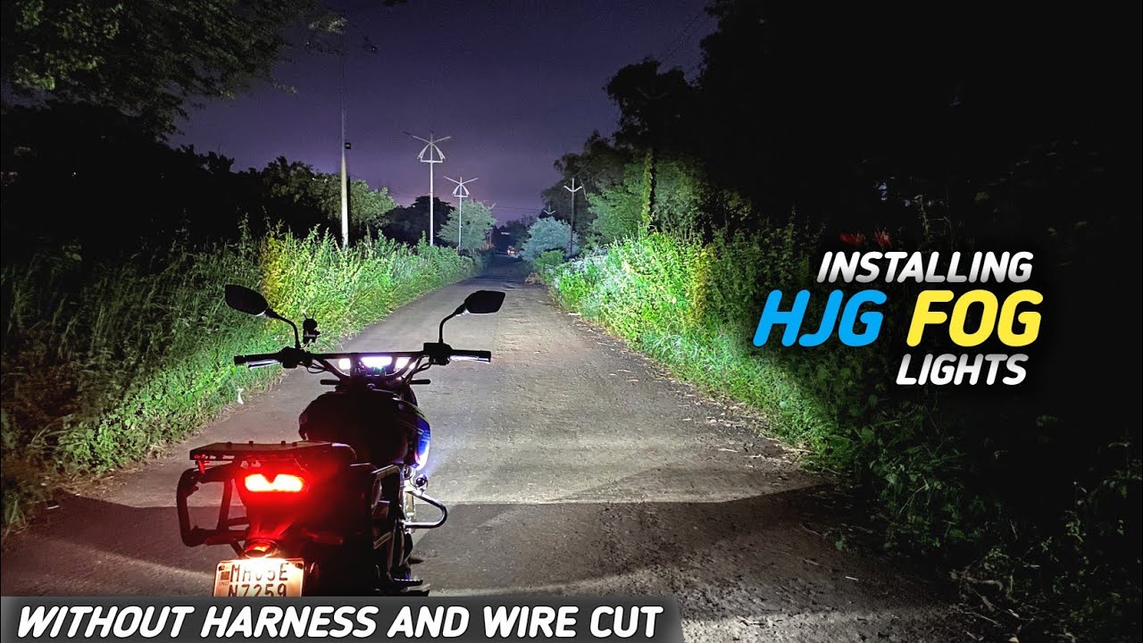 Best FOG LIGHTS For Bikes | INSTALLATION | HJG Lights