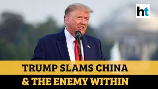 In July 4th speech, Trump slams China for Covid-19; vows to defeat radical left - Download this Video in MP3, M4A, WEBM, MP4, 3GP