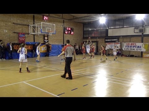 Liceo Francés vs Arcángel Rafael. femenino. 2 parte. Semifinales Copa Colegial Madrid 2015