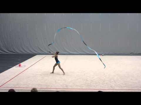 Jelizaveta Gamalejeva Latvian Championships 2013 ribbon final