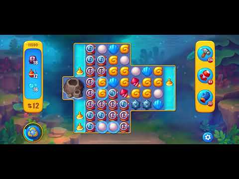 Fishdom level 11590 no boosters フィッシュダム ノーマル