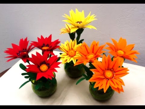 How to make Paper Flowers Gazania (Flower # 70)