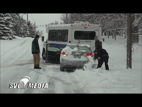 11/27/2019  - Minnetonka, MN - Snow Impacts Causing Accidents, Slide Offs, Treacherous Travel