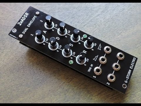 2xADSR Dual Envelope Euorack Module Demo