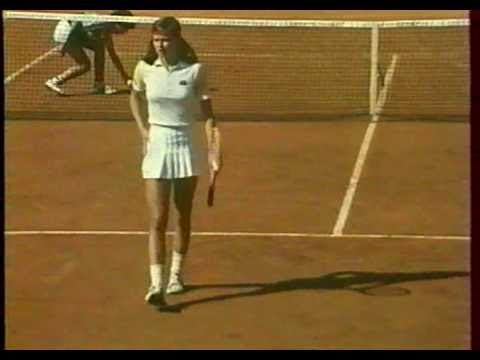 4. The Winner, Hana Mandlikova in Roland Garros, 1981