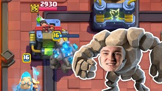 Golem Spirit Empress Top Ladder Push! - Clash Royale - Deck Guide by Coltonw83