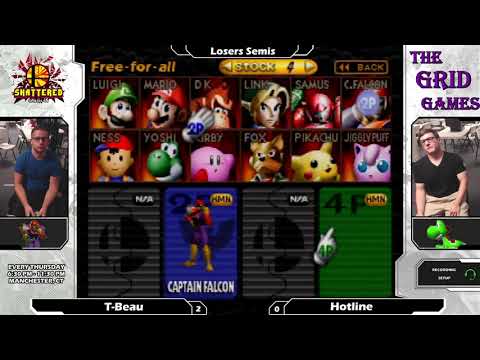 Smash 64: T-Beau (Falcon) V Hotline (Yoshi) - Shattered 115 Tournament SSB64