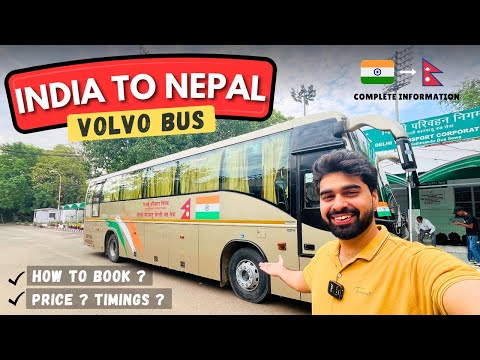 New Delhi To Kathmandu Bus | How To Reach Kathmandu From Delhi | India To Nepal Bus Journey #nepal