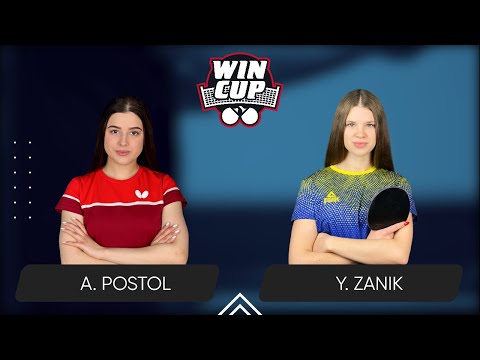11:15 Anastasiia Postol - Yulianna Zanik West 2 WIN CUP 23.06.2024 | Table Tennis WINCUP