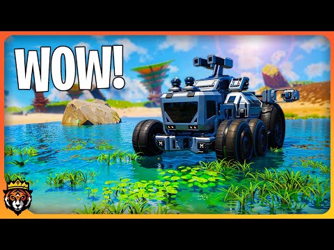 The Most UNIQUE Open World Survival Crafting Game! - Terratech Worlds Gameplay Day 1