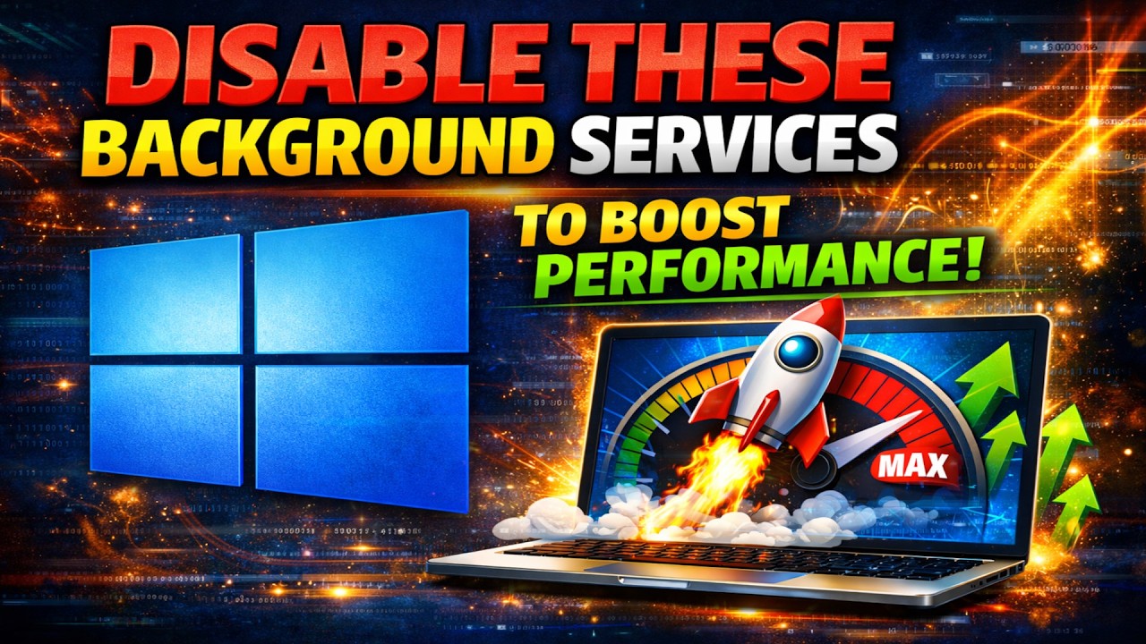 Disable these 7 Background Services in Windows to Boost Performance!