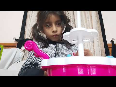 enaya purchase ice-cream set and make trolley of icecream