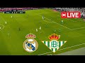 🔴[LIVE] Real Madrid vs Real Betis EN VIVO | LaLiga 2023 | Full Match Streaming FOOTBALL LIVE PES 21