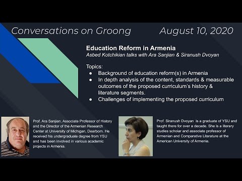 Education Reform in Armenia - (Ep #7) - 08/10/2020