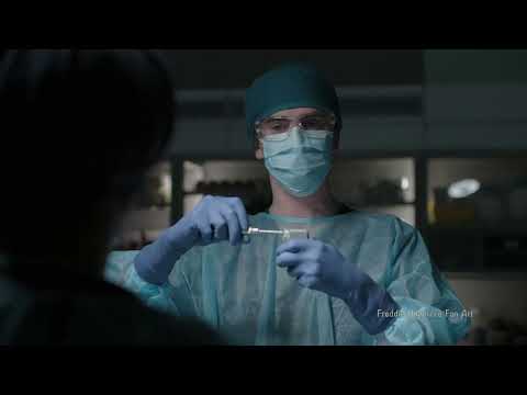 The Good Doctor S5 Ep14 Shaun frustrated by Dr  Glassman working too slow
