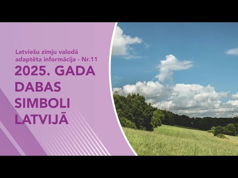 Nr. 11 “2025. gada dabas simboli Latvijā”