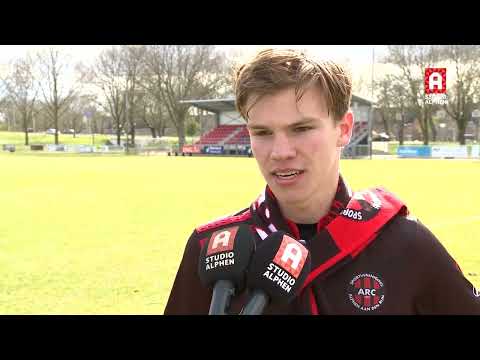 Coen van den Hoek na ARC - Zwaluwen (1-0)