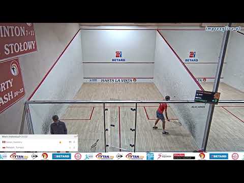 Dumitru Goian 🇷🇴 - 🇵🇱 Tomasz Matejski - ESF European Individual Closed Squash Championship 202