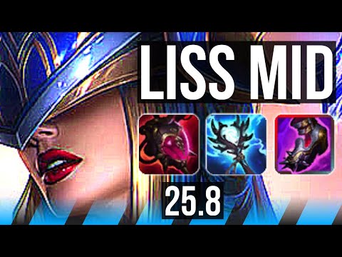 LISSANDRA vs JAYCE (MID) | Rank 9 Liss | NA Challenger | 25.8