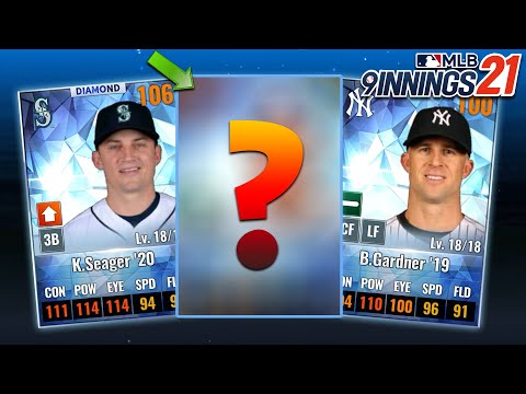 MLB 9 Innings 21 - League Master Mode Diamond Grade Reward and Upgrading and Training Players!