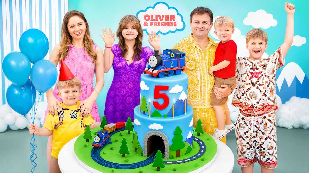 Oliver’s 5th Birthday! Thomas and Friends Party