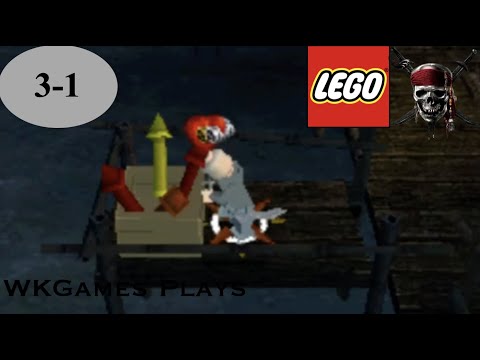 Lego Pirates of the Caribbean DS 100% Guide Part 9: Movie 3 Level 1 Singapore [ALL MINIKITS]