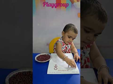 🫘 Rajma Pasting Activity – Playgroup 