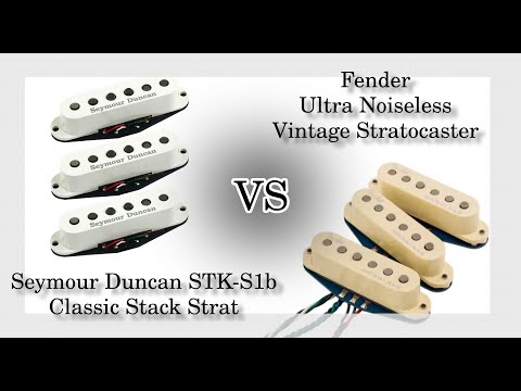 Seymour Duncan STK-S1b vs Fender Ultra Noiseless Vintage