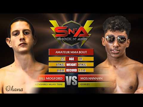 Shock N Awe 26 Billy Mogford vs Mos Hannan Amateur K1